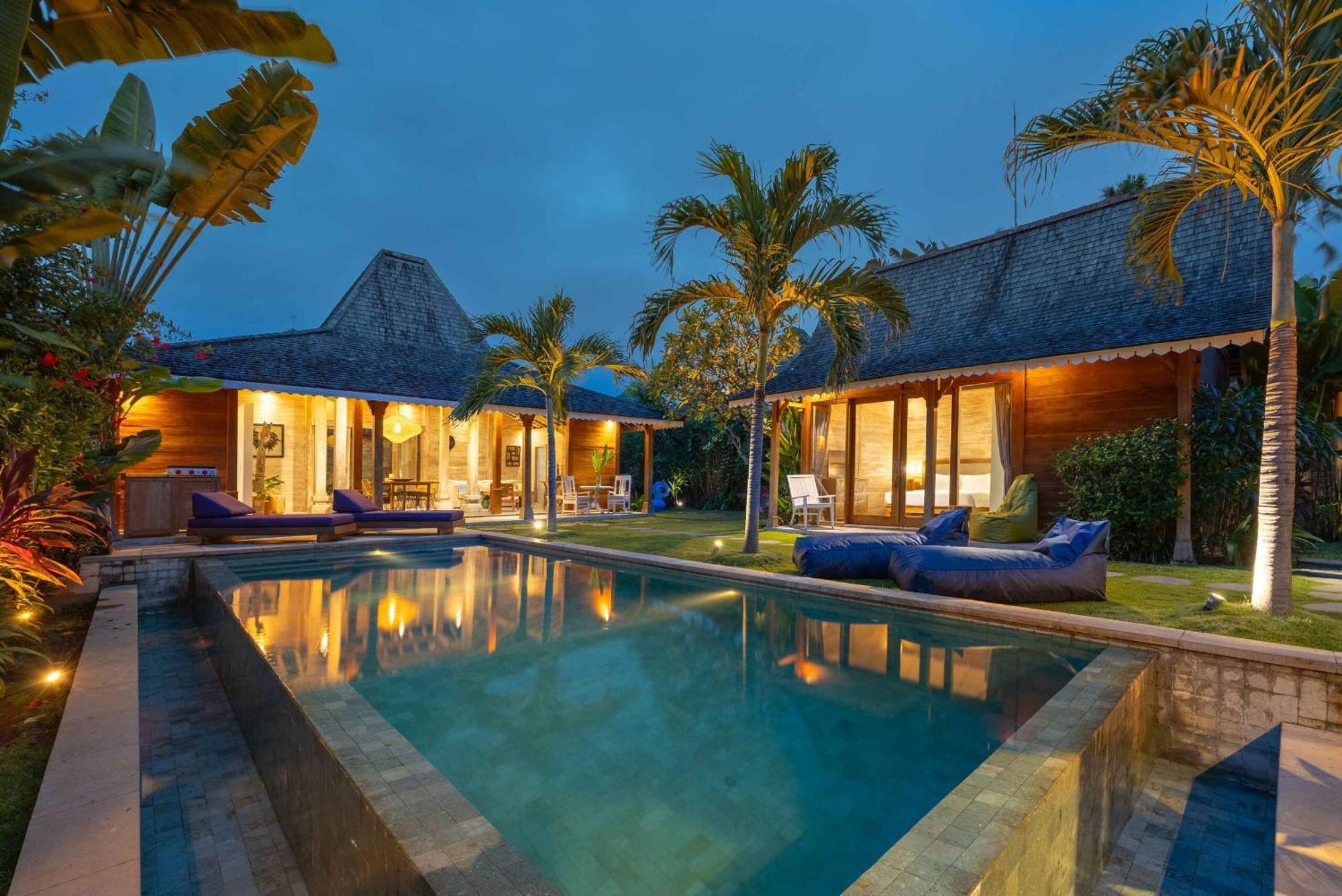 Villa Du Bah - Family Gateway 3Br Villa 12Min To Beach With Private Pool And Parking Керобокан Экстерьер фото