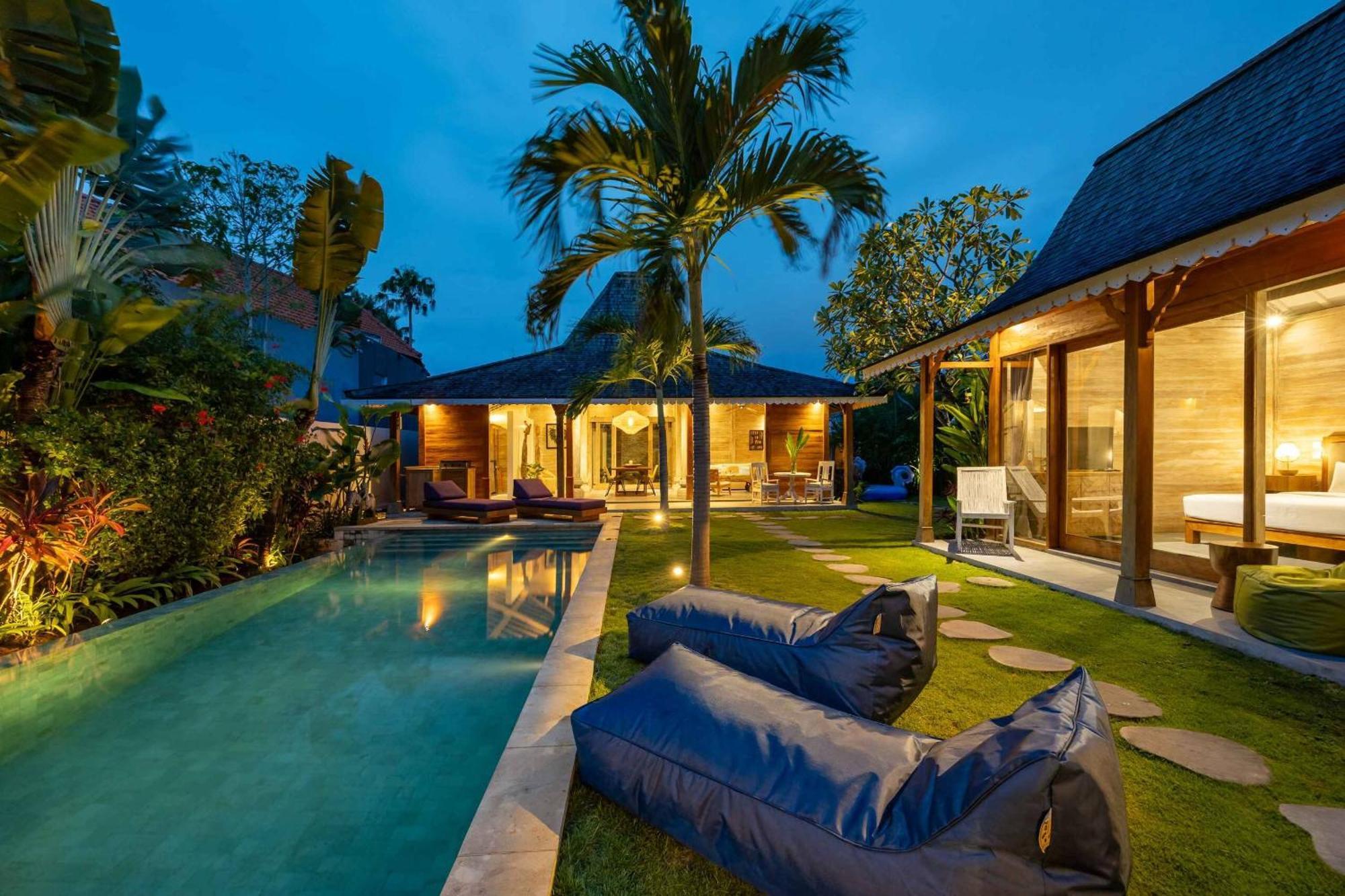 Villa Du Bah - Family Gateway 3Br Villa 12Min To Beach With Private Pool And Parking Керобокан Экстерьер фото