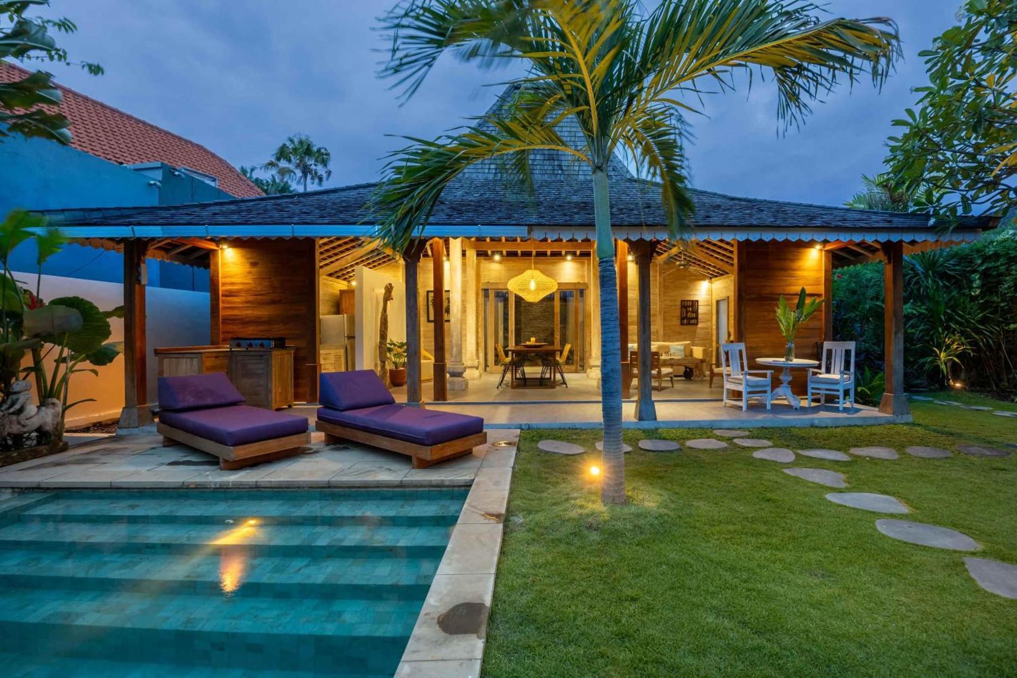 Villa Du Bah - Family Gateway 3Br Villa 12Min To Beach With Private Pool And Parking Керобокан Экстерьер фото