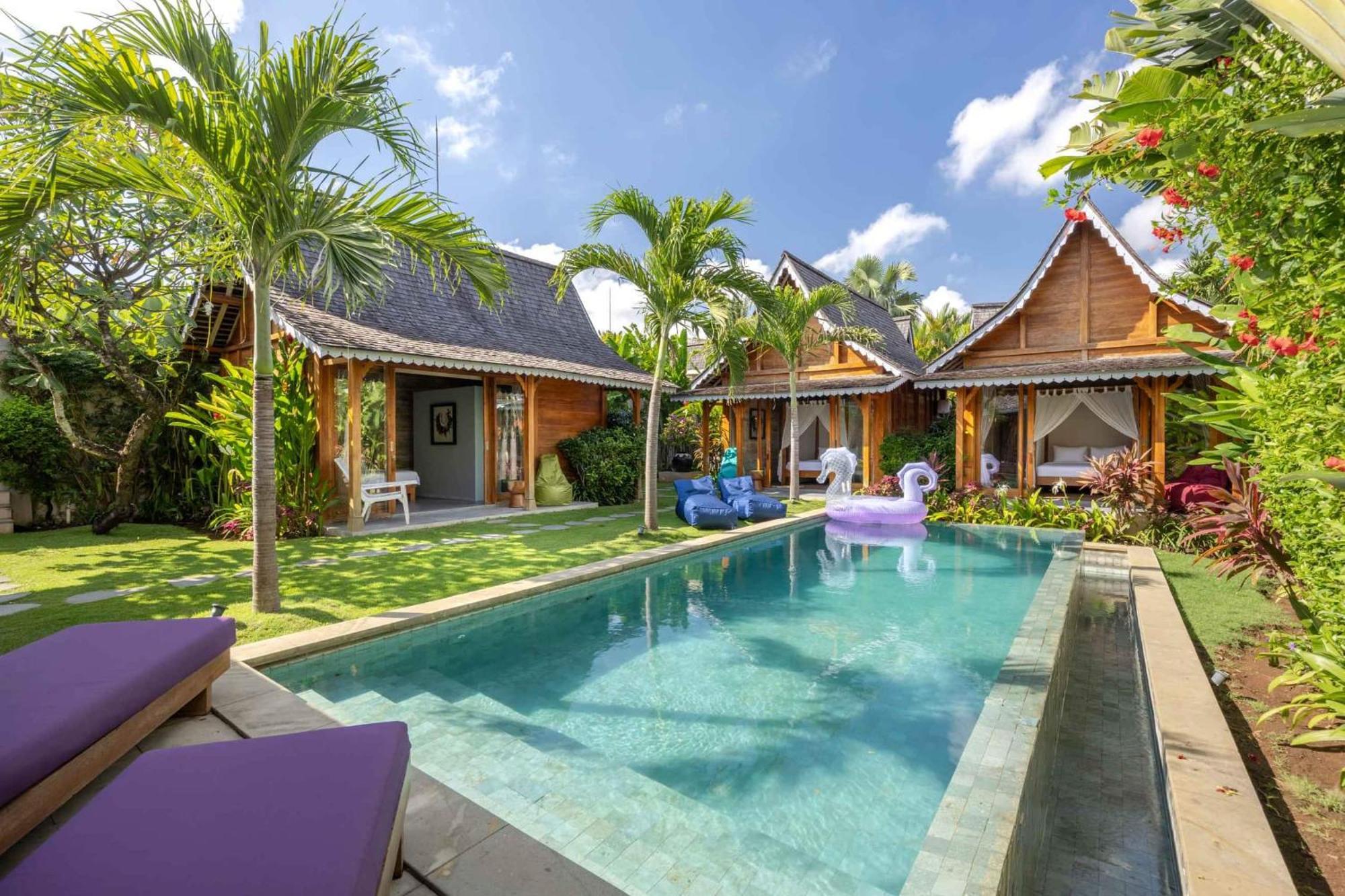 Villa Du Bah - Family Gateway 3Br Villa 12Min To Beach With Private Pool And Parking Керобокан Экстерьер фото