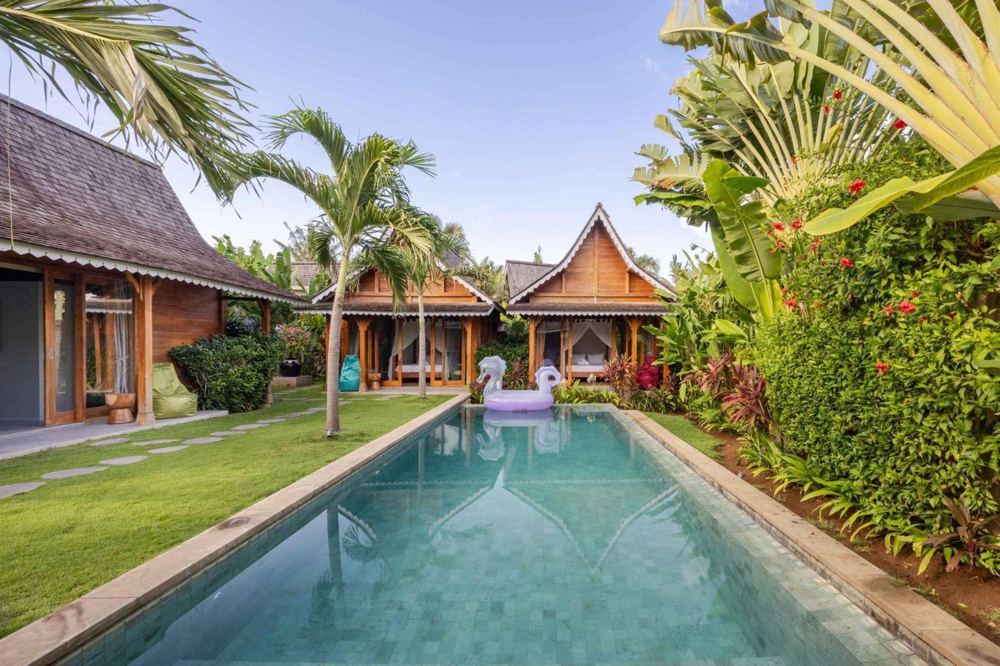 Villa Du Bah - Family Gateway 3Br Villa 12Min To Beach With Private Pool And Parking Керобокан Экстерьер фото