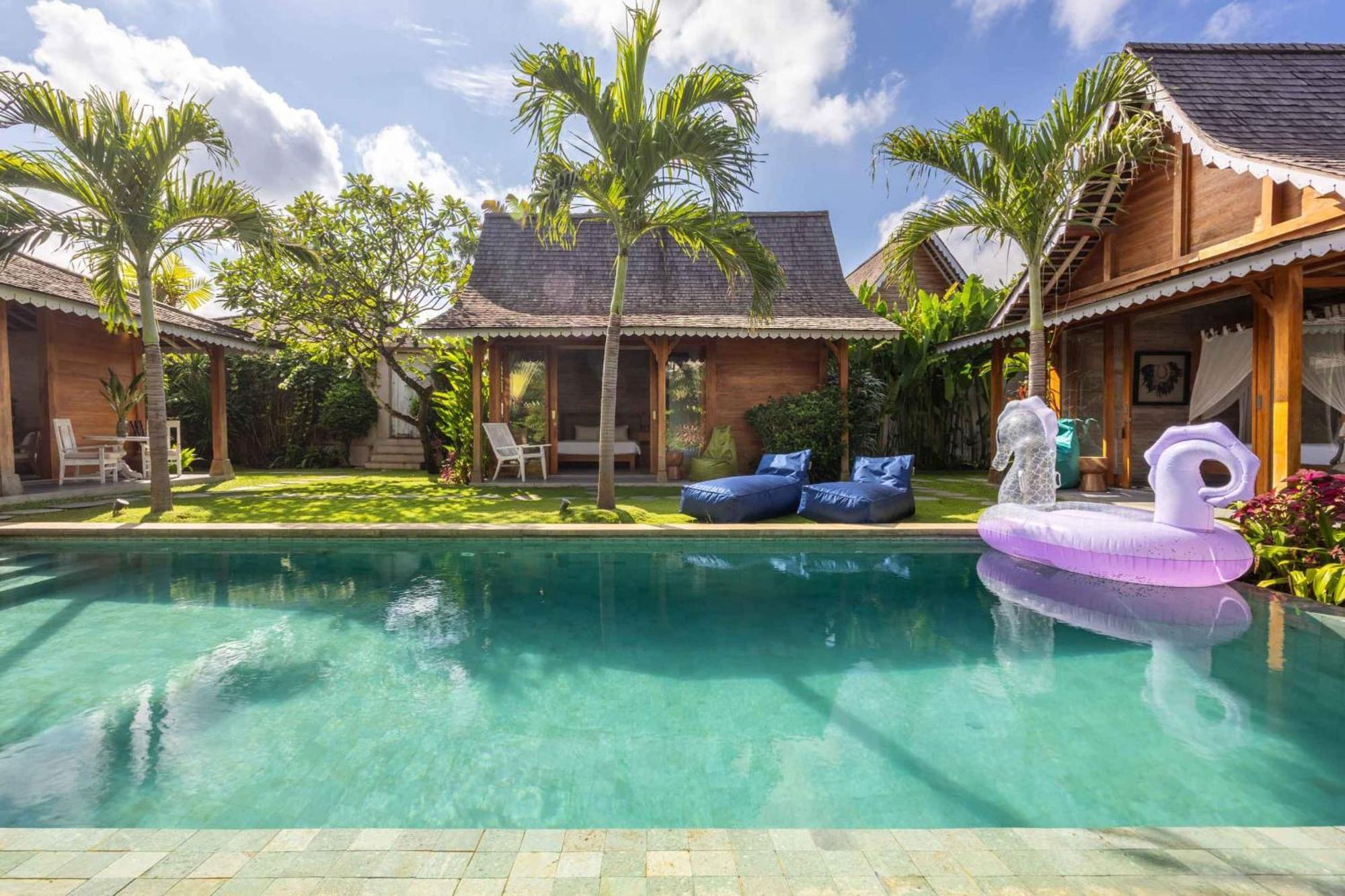 Villa Du Bah - Family Gateway 3Br Villa 12Min To Beach With Private Pool And Parking Керобокан Экстерьер фото